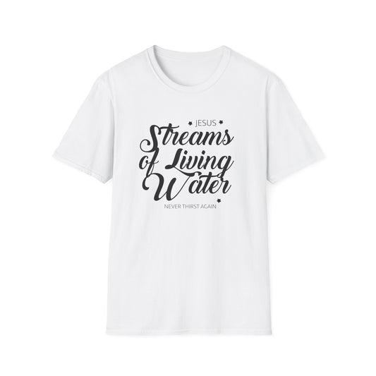 Jesus, Stream Of Living Water: Never Thirst Again T-Shirt