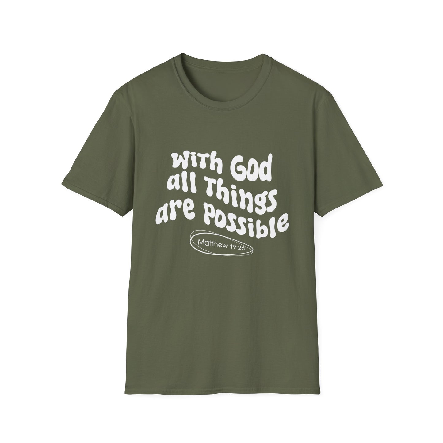 With God All Things Are Possible T-Shirt