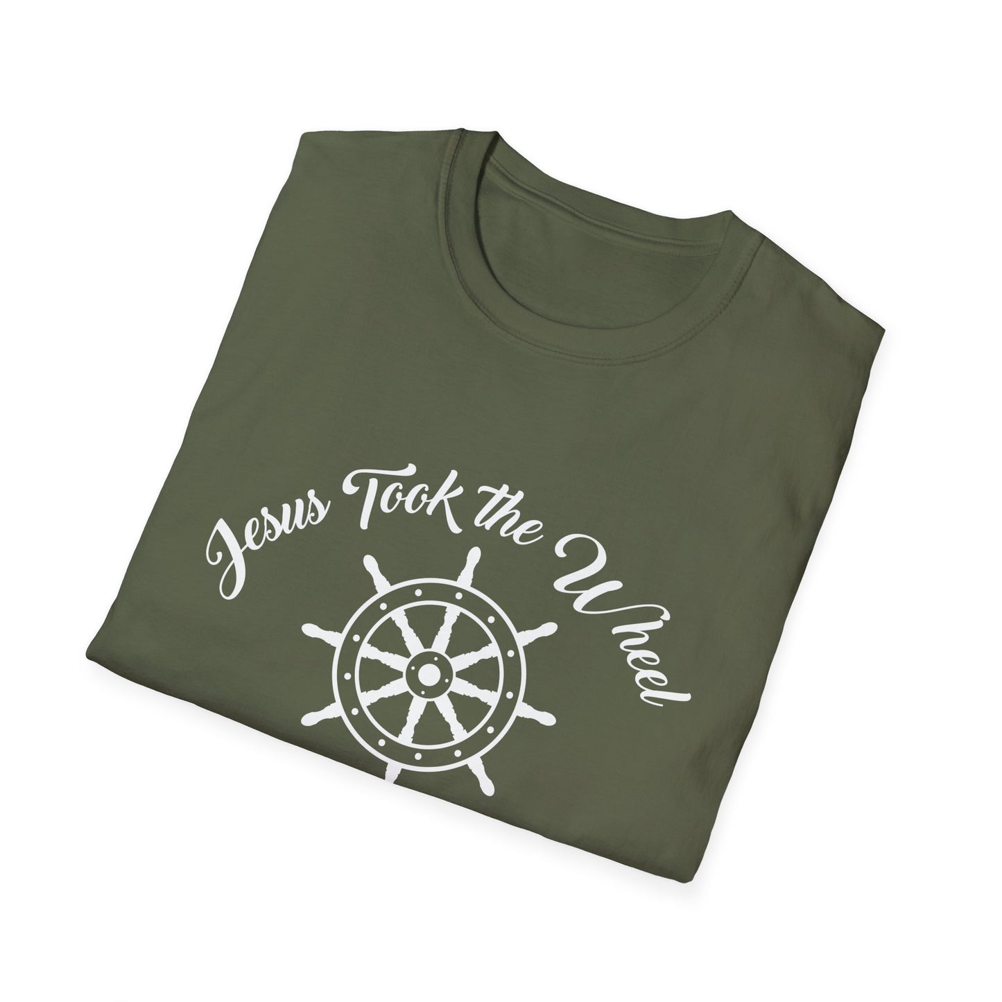 Jesus Took The Wheel (Psalm 37:5) T-Shirt