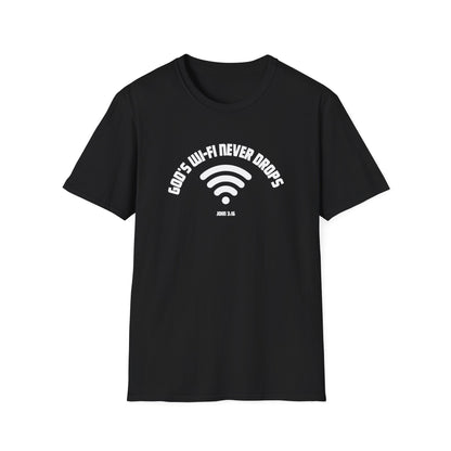 God's WI-FI Never Drops (John 3:16) T-Shirt