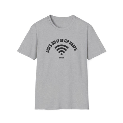 God's WI-FI Never Drops (John 3:16) T-Shirt