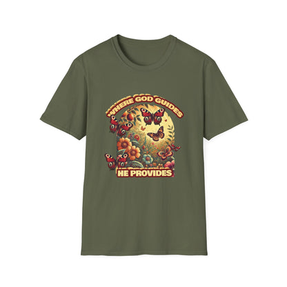 Where God Guides, He Provides T-Shirt