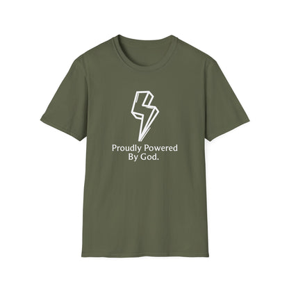 Proudly Powered By God T-Shirt